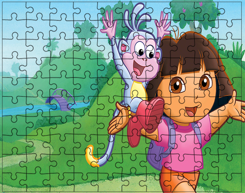 Puzzle tradycyjne Dora Odkrywca
