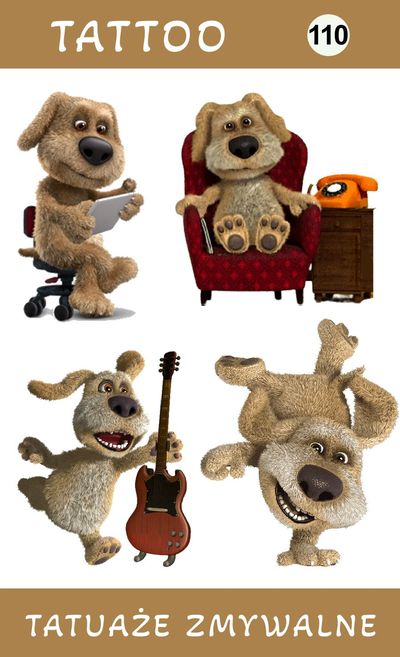 Tatuaże zmywalne Gromit