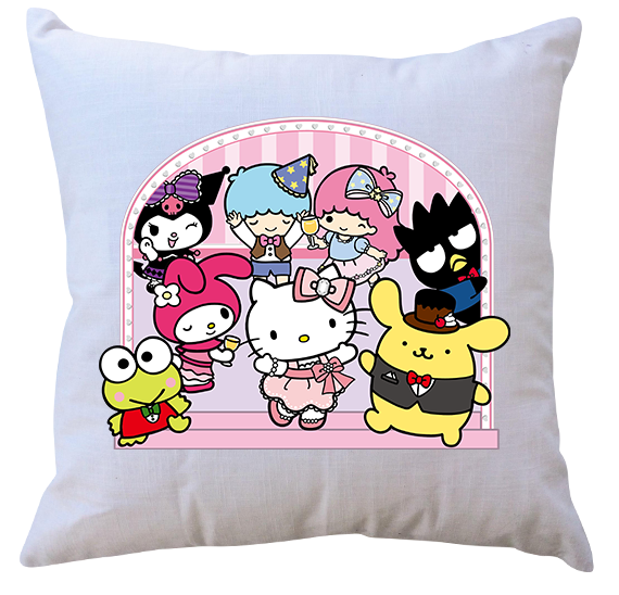 Poduszka z wkładem Kuromi i Przyjaciele