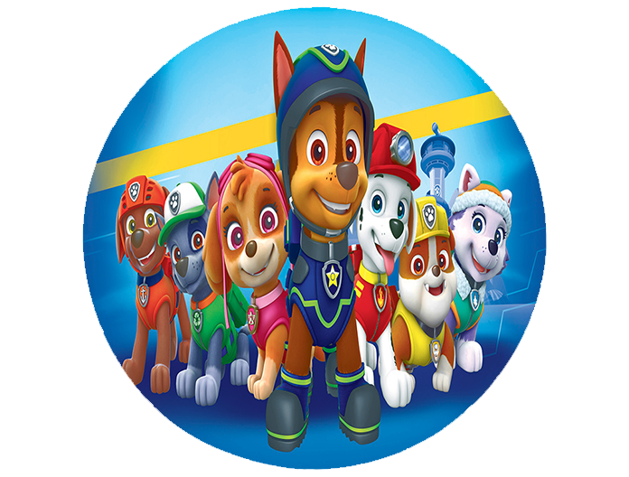 Opłatek na tort Psi Patrol