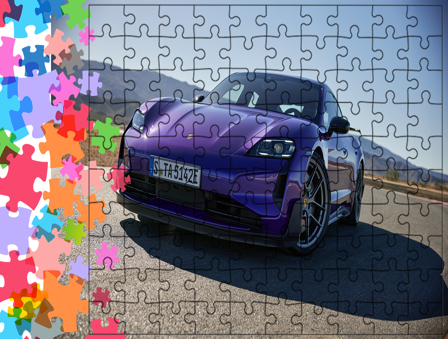 Puzzle tradycyjne Samochody