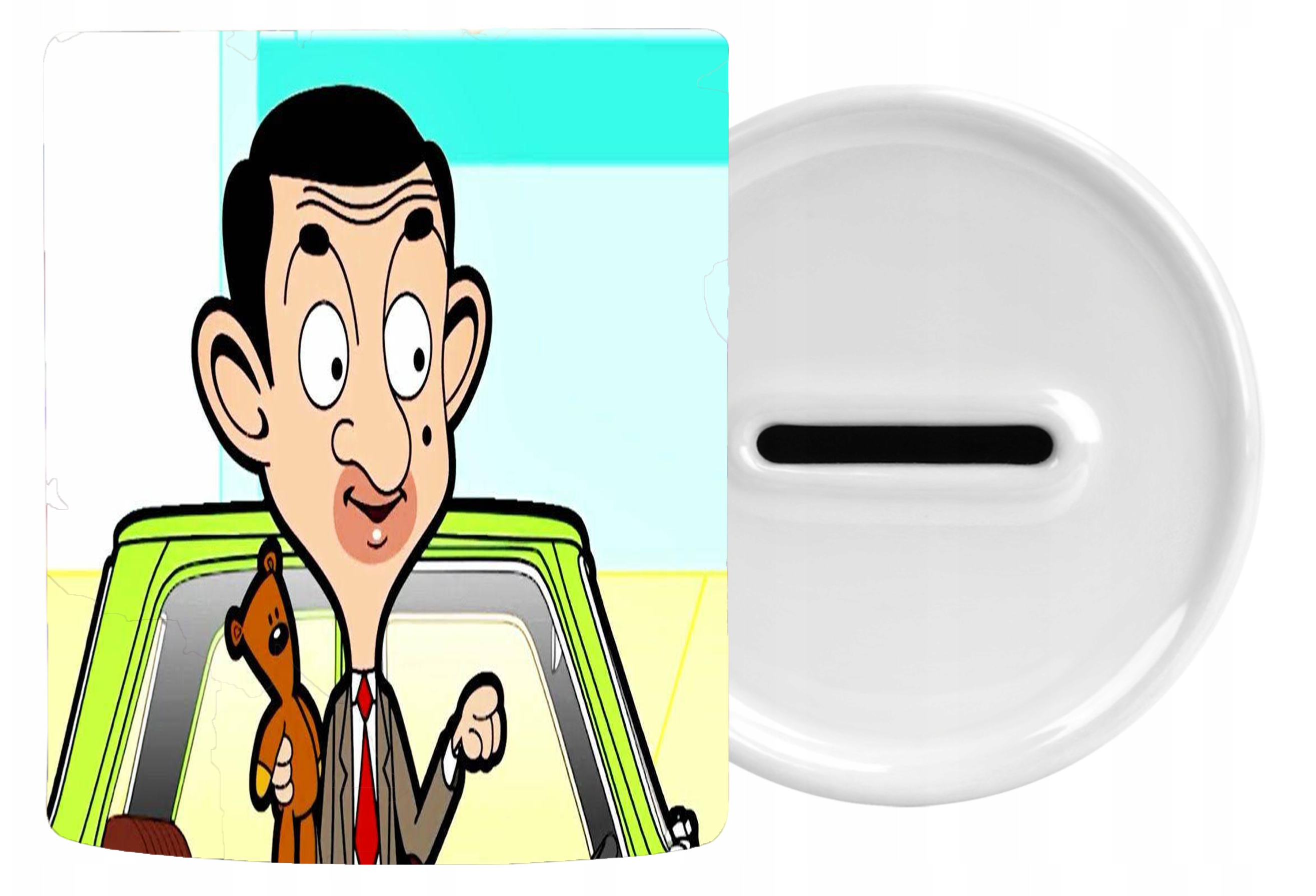 Skarbonka Ceramiczna Jaś Fasola - Mr.Bean