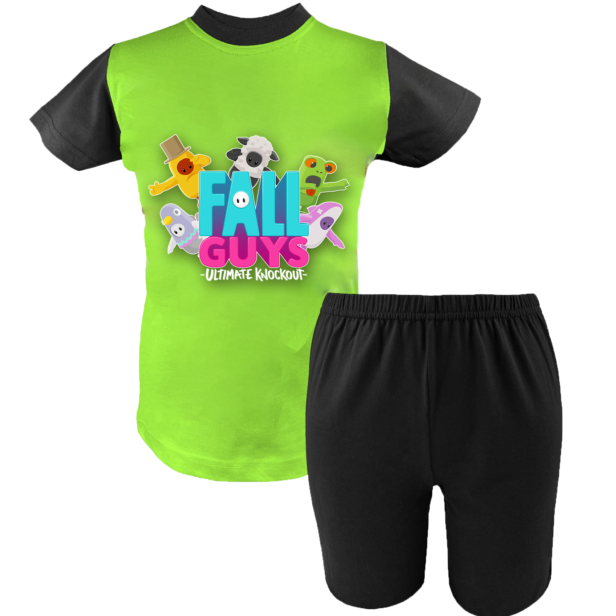 Krótka Piżama dziecięca Fall Guys