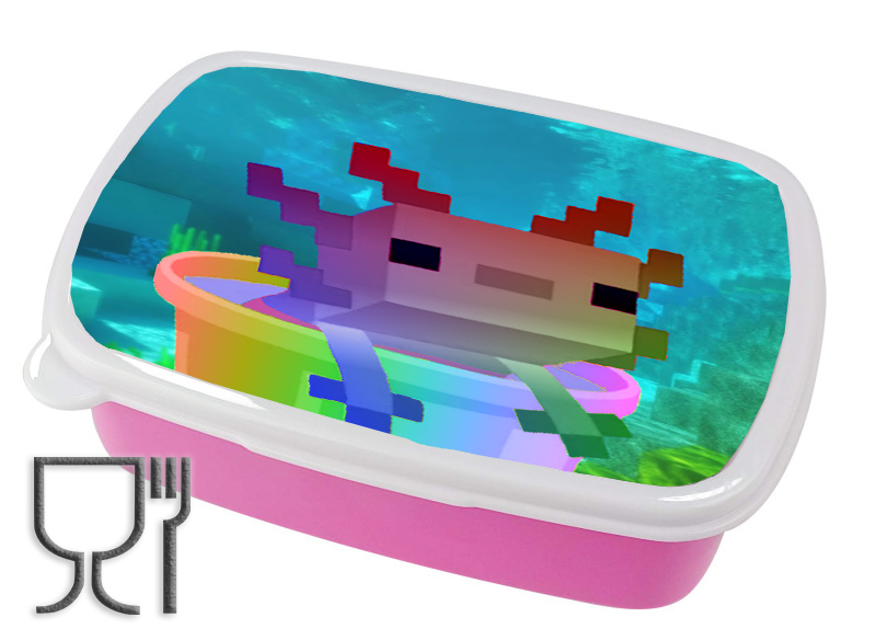 Pojemnik śniadaniowy Axolotl - Minecraft