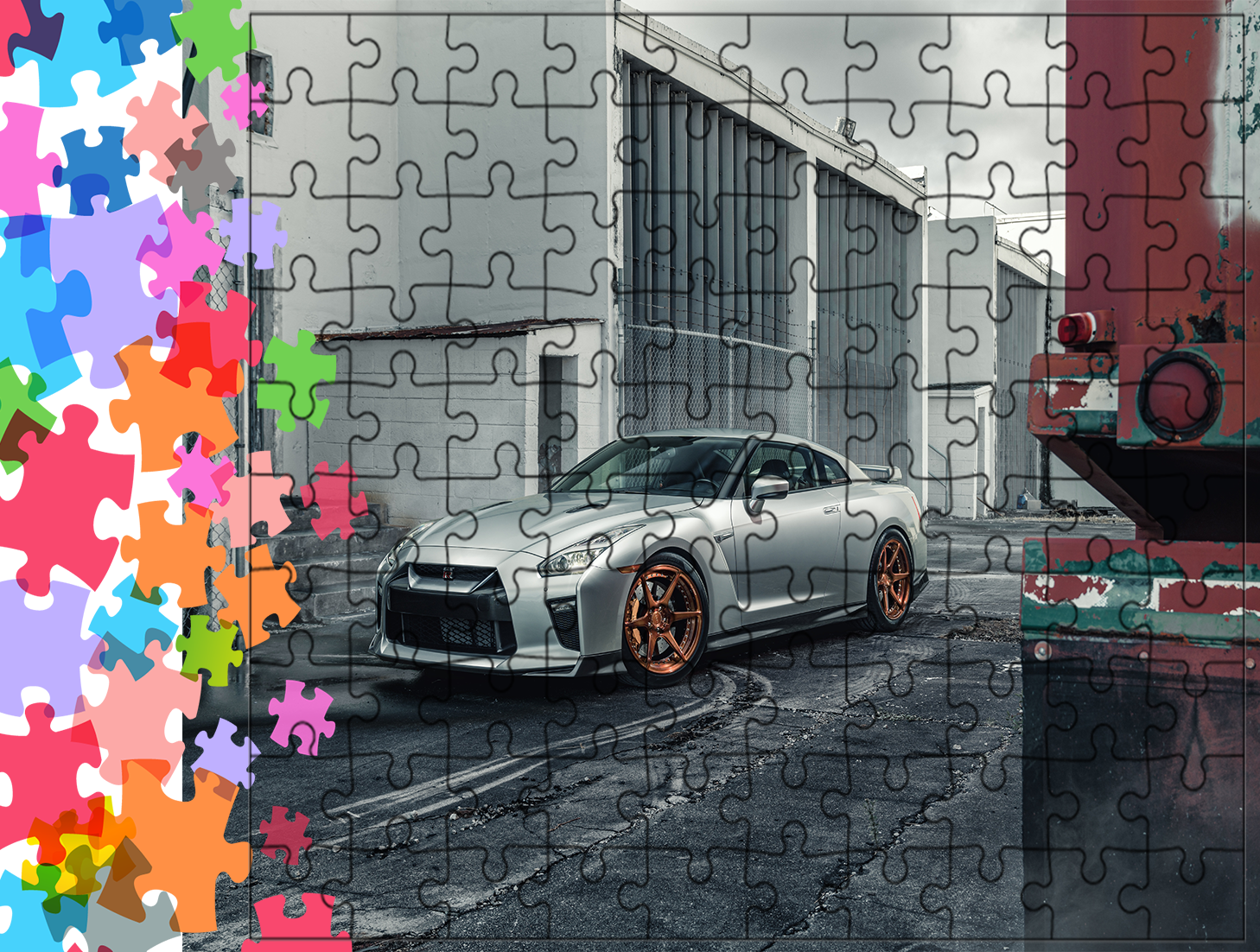 Puzzle tradycyjne Samochody