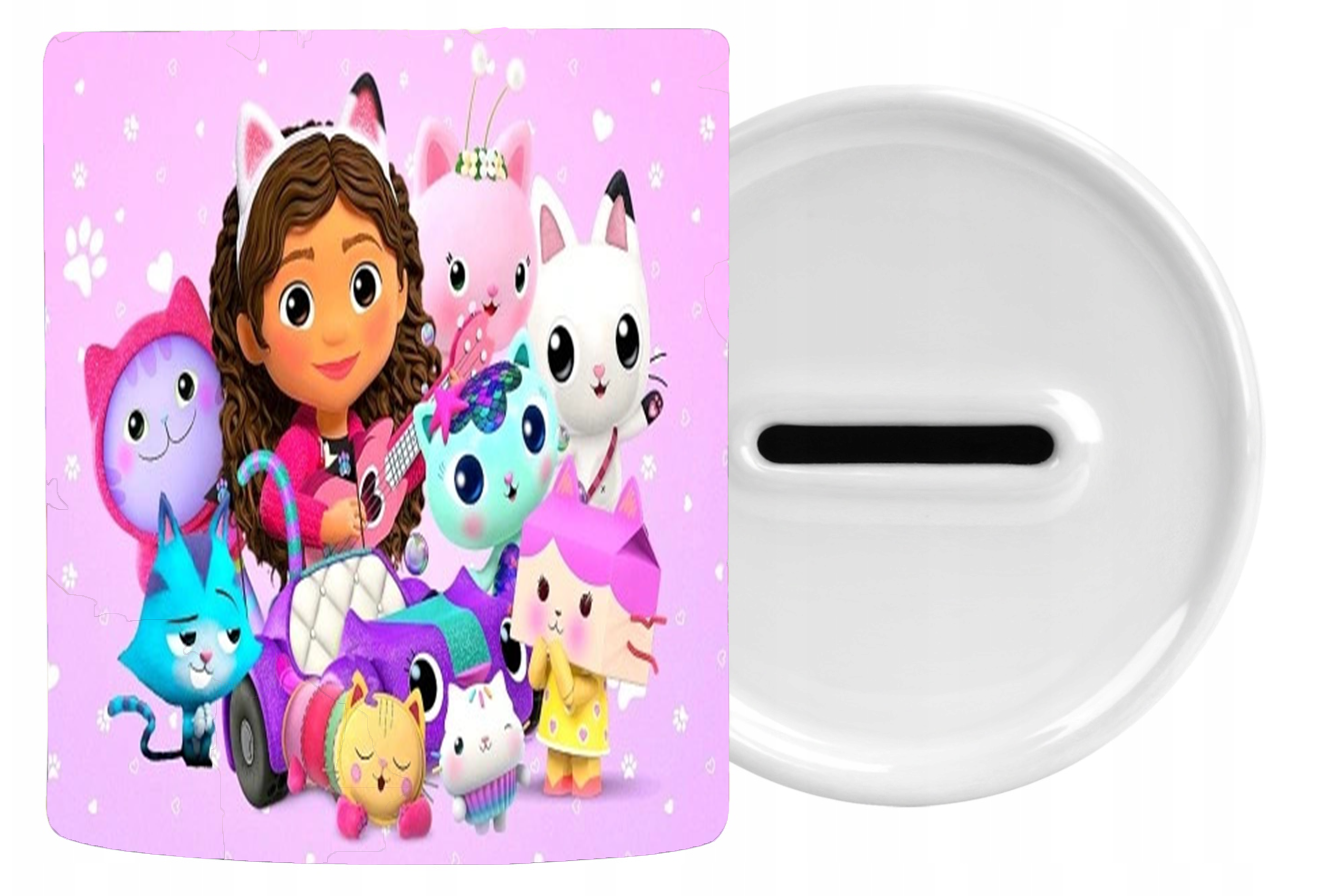 Skarbonka Ceramiczna Koci Domek Gabi