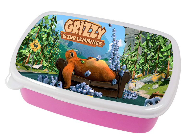 Pojemnik śniadaniowy Grizzy i Lemingi