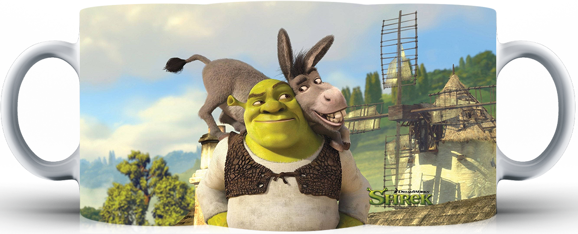 Kubek ceramiczny Shrek