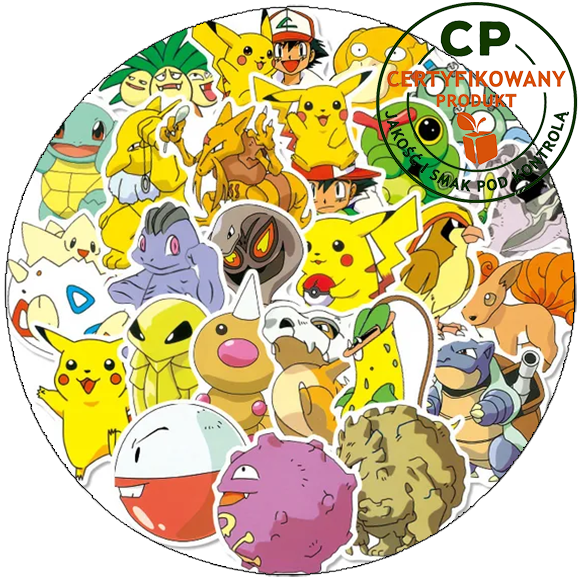 Opłatek na tort Pokemon