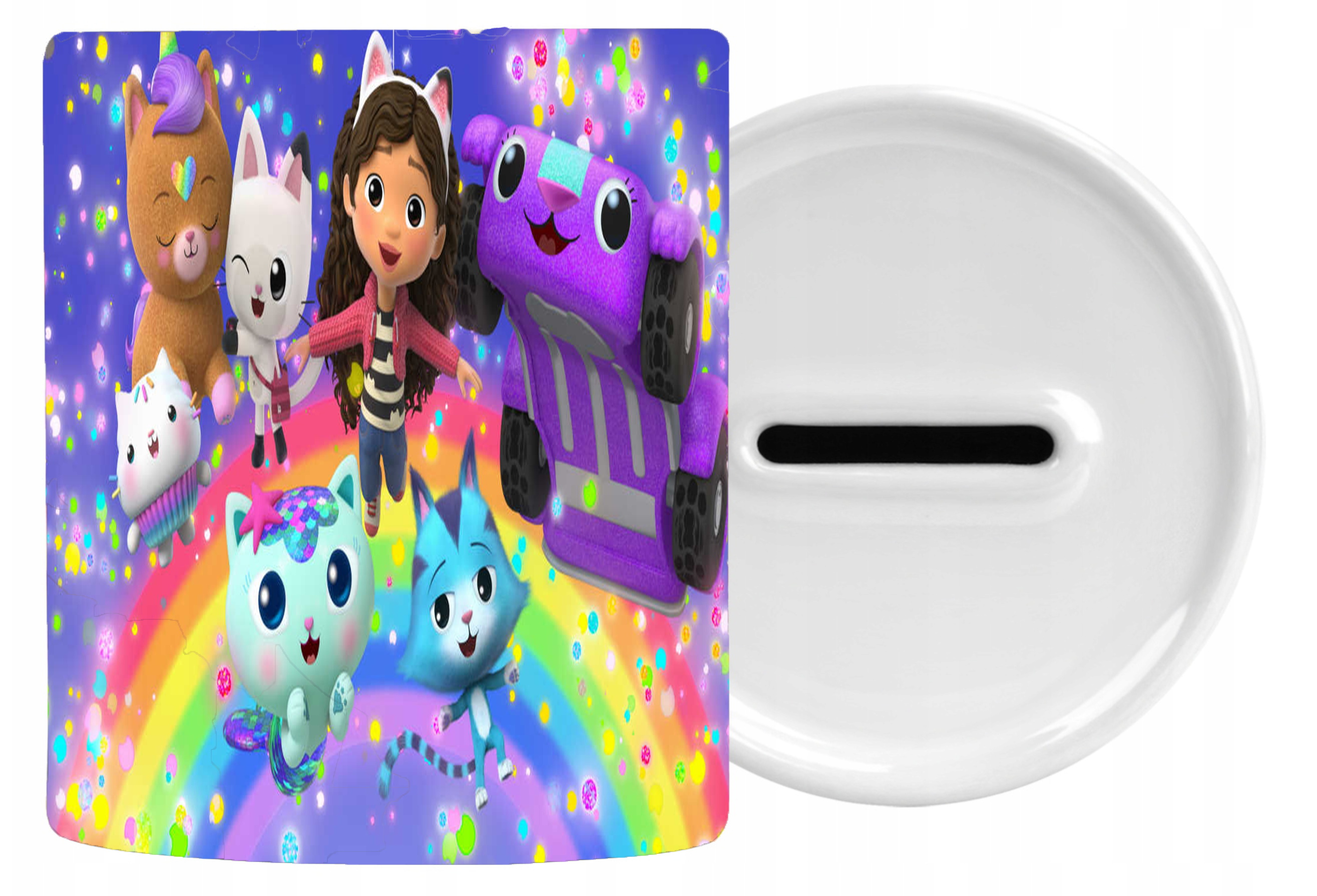 Skarbonka Ceramiczna Koci Domek Gabi