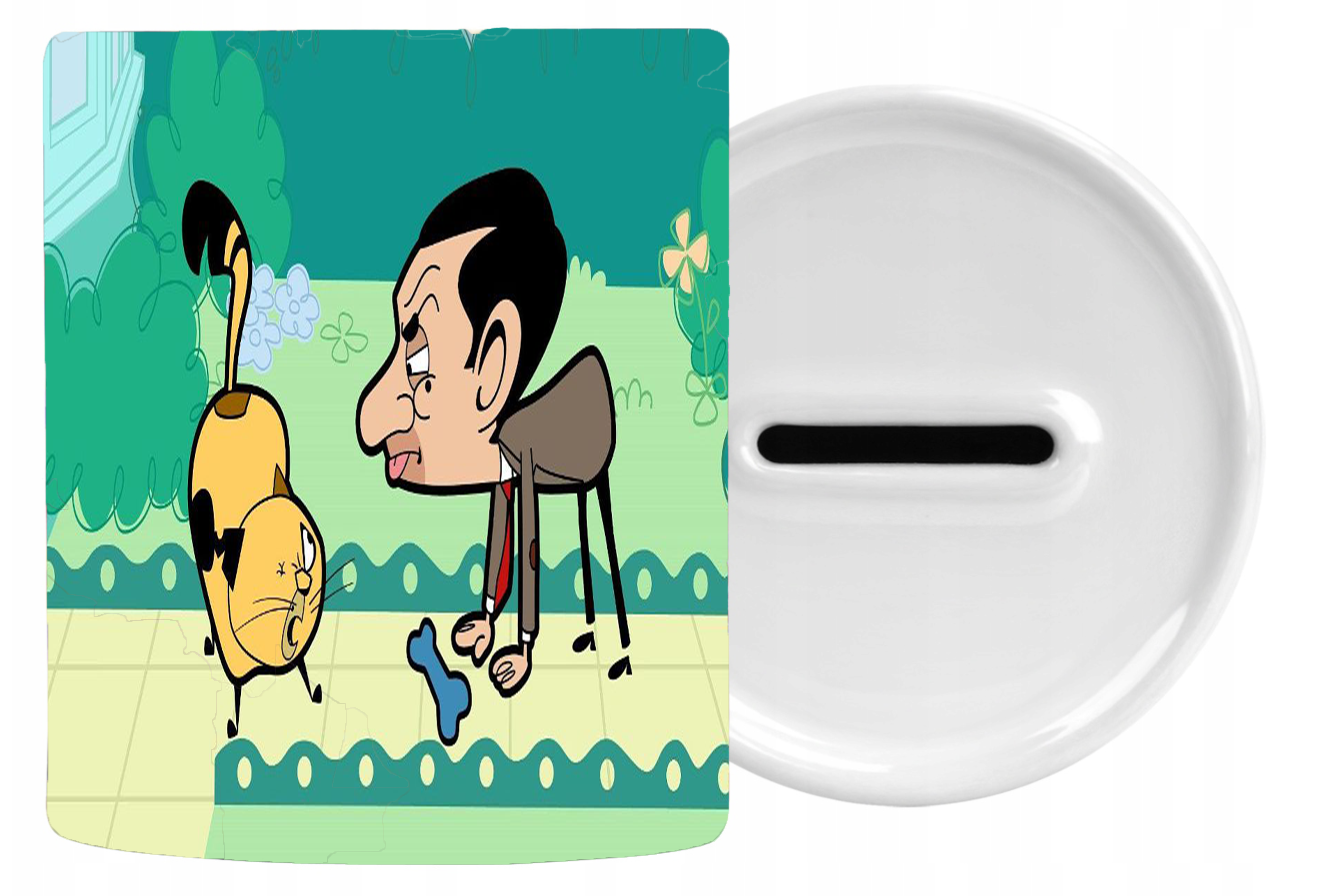 Skarbonka Ceramiczna Jaś Fasola - Mr.Bean