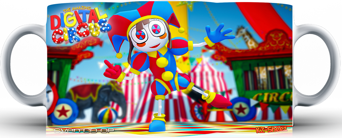 Kubek ceramiczny The Amazing Digital Circus - Niesamowity cyfrowy cyrk