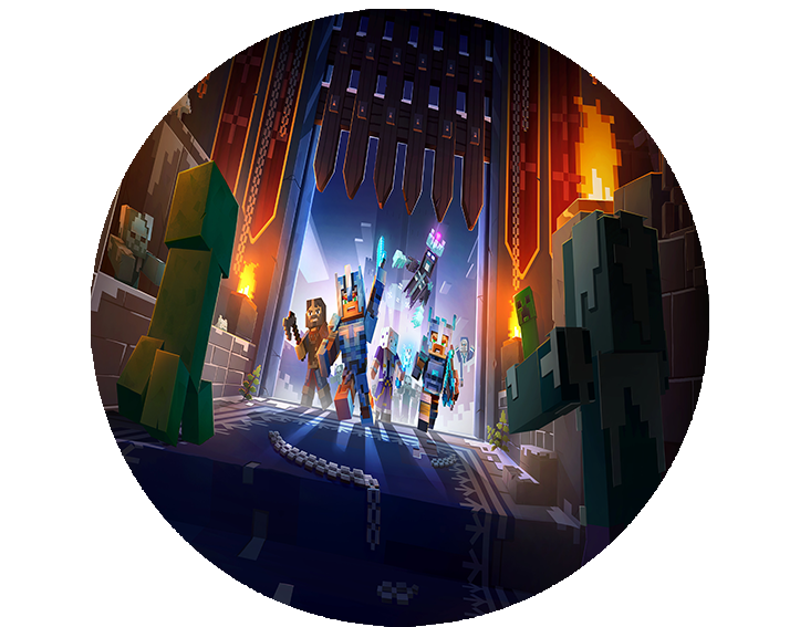 Opłatek na tort Minecraft