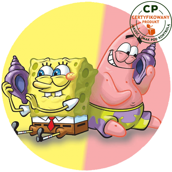 Opłatek na tort Spongebob