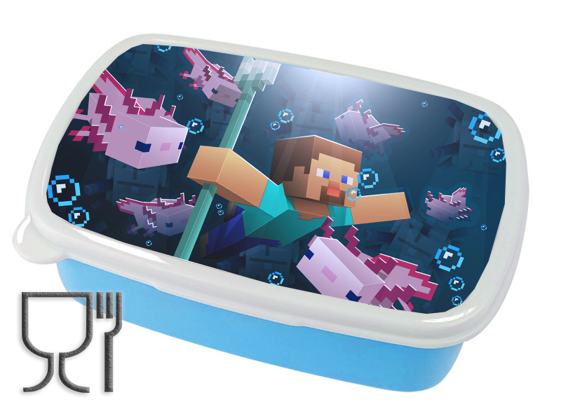 Pojemnik śniadaniowy Axolotl - Minecraft