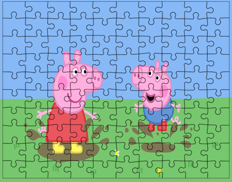 Puzzle Świnka Peppa