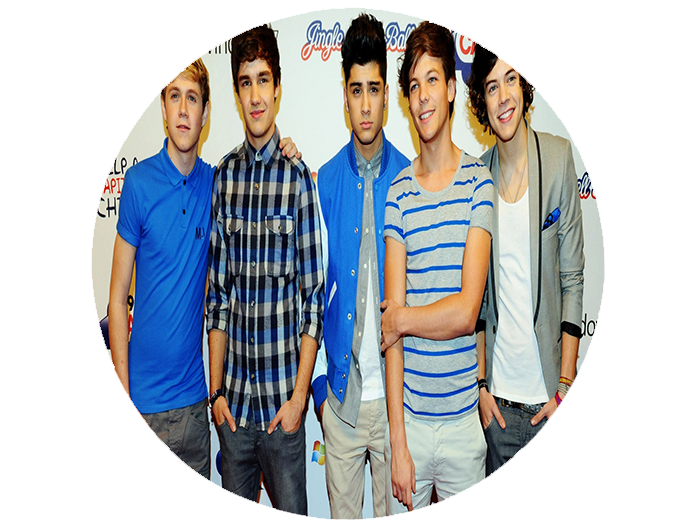 Opłatek na tort One Direction