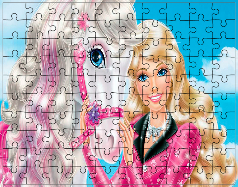 Puzzle Barbie