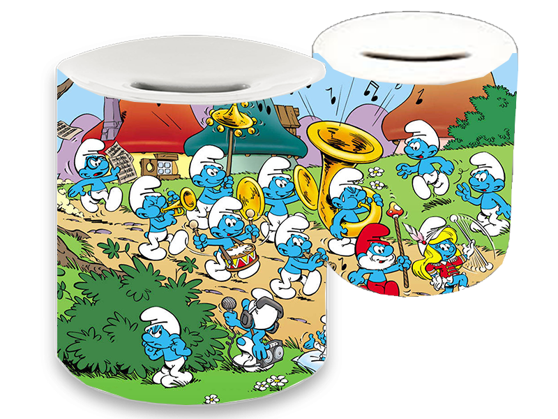 Skarbonka ceramiczna Smerfy