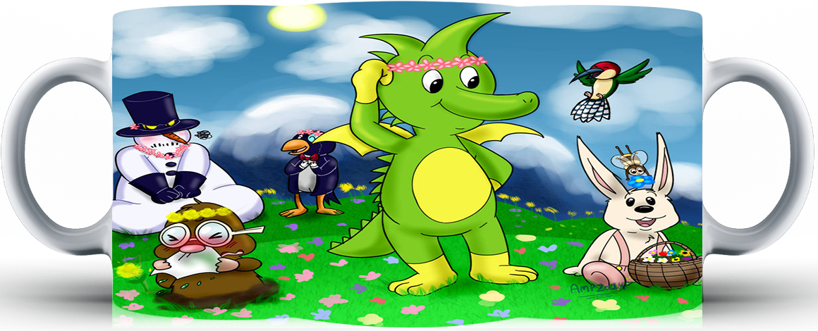 Kubek ceramiczny Tabaluga