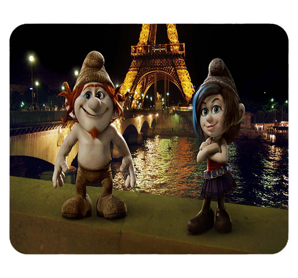 Podkładka pod myszkę Smerfy