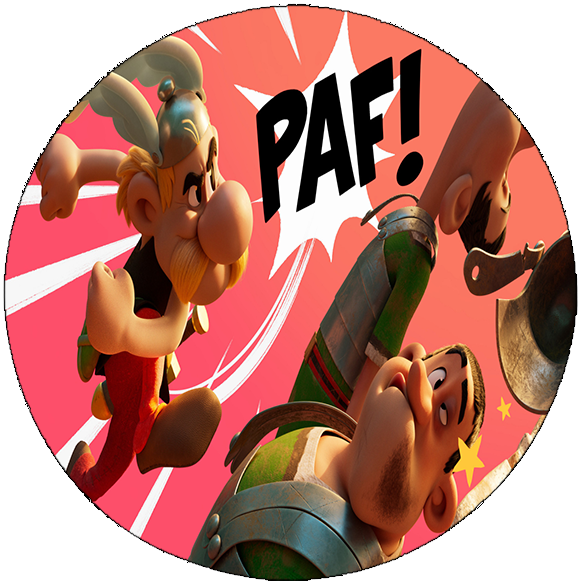 Opłatek waflowy na tort - ASTERIX & OBELIX