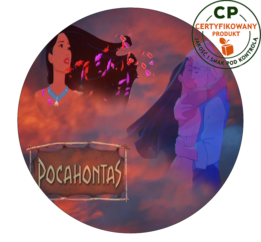Opłatek na tort Pocahontas