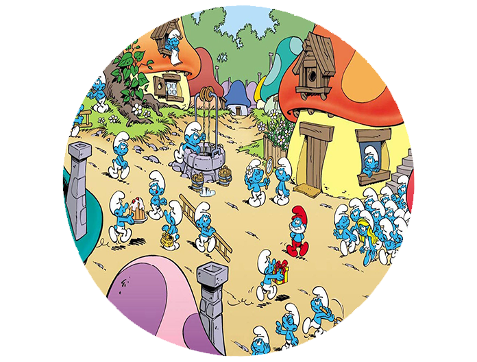 Podkładka pod myszkę Smerfy