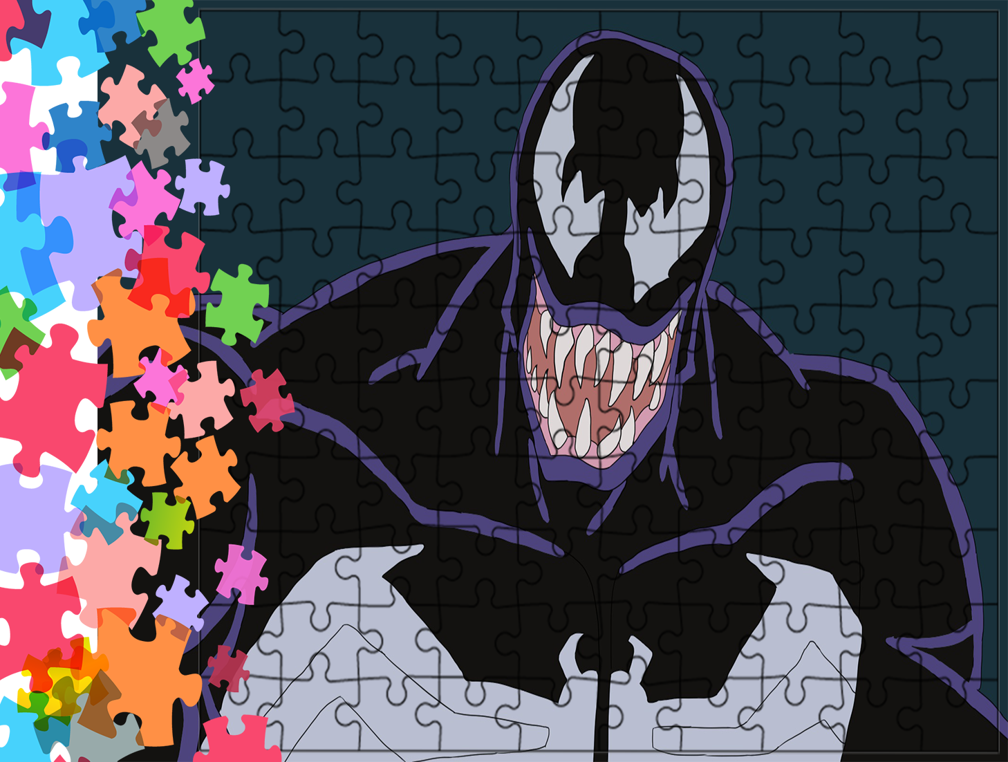 Puzzle tradycyjne Venom - Marvel