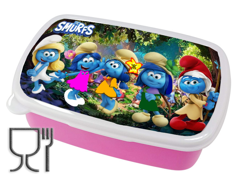 Pojemnik śniadaniowy Smerfy - Przygody
