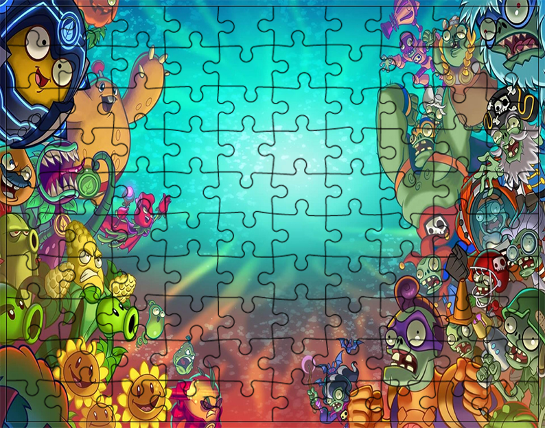 Puzzle Plants vs Zombie