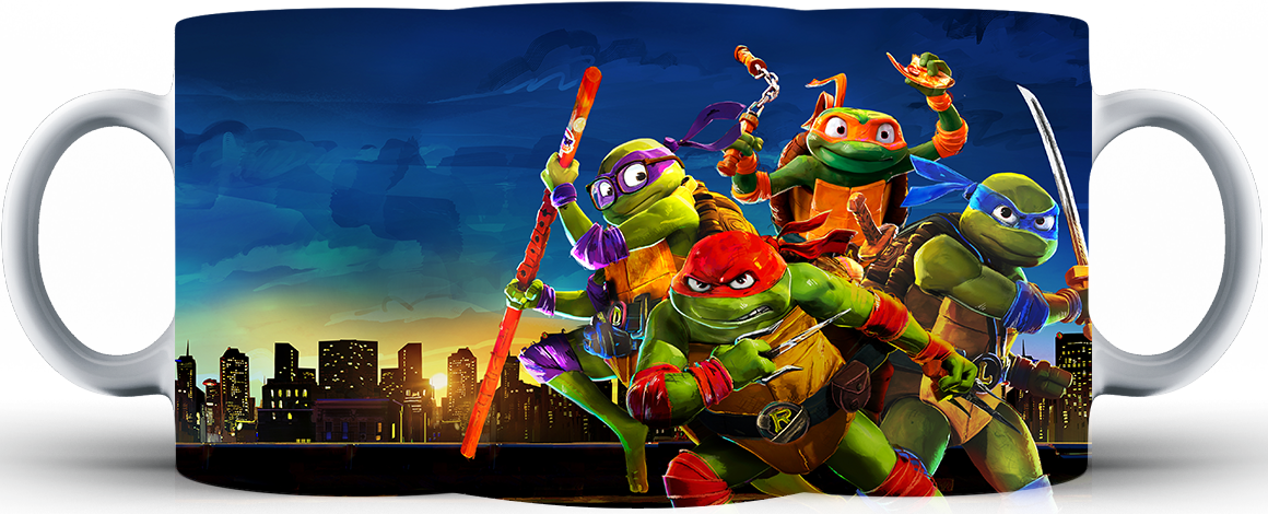 Kubek ceramiczny Żółwie Ninja - Turtles