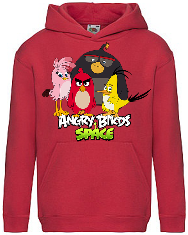 Bluza z kapturem - Angry Birds - Wściekłe Ptaki