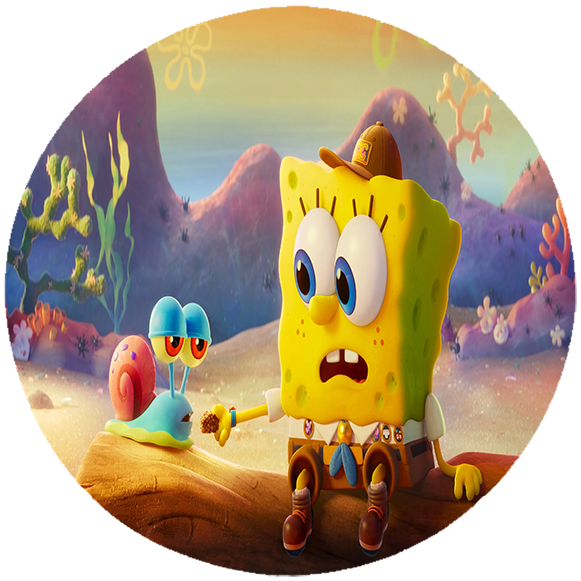 Opłatek na tort Spongebob