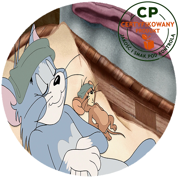 Opłatek na tort Tom i Jerry