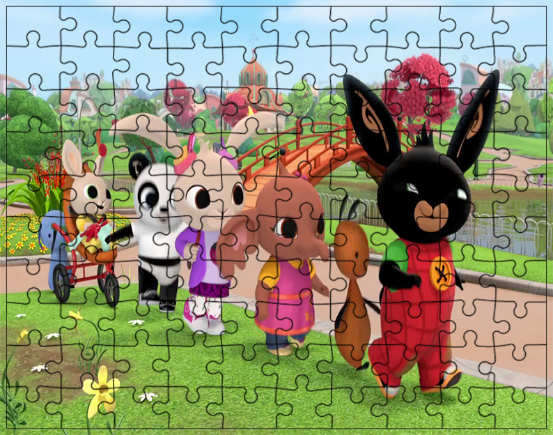 Puzzle Królik Bing