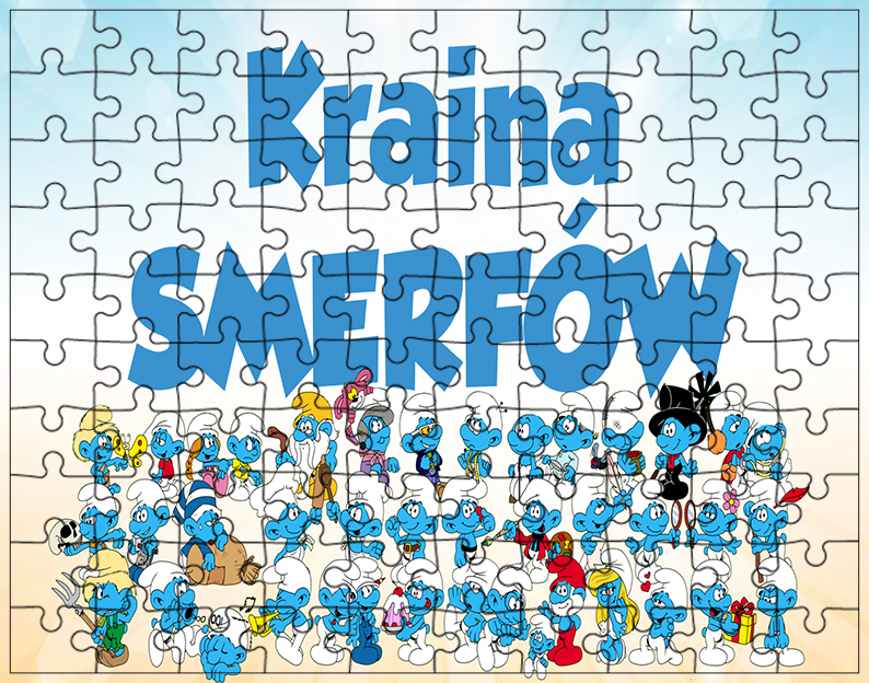 Puzzle Smerfy