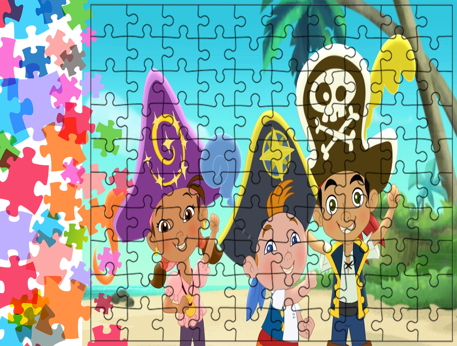 Puzzle tradycyjne Jake - Piraci z Nibylandii