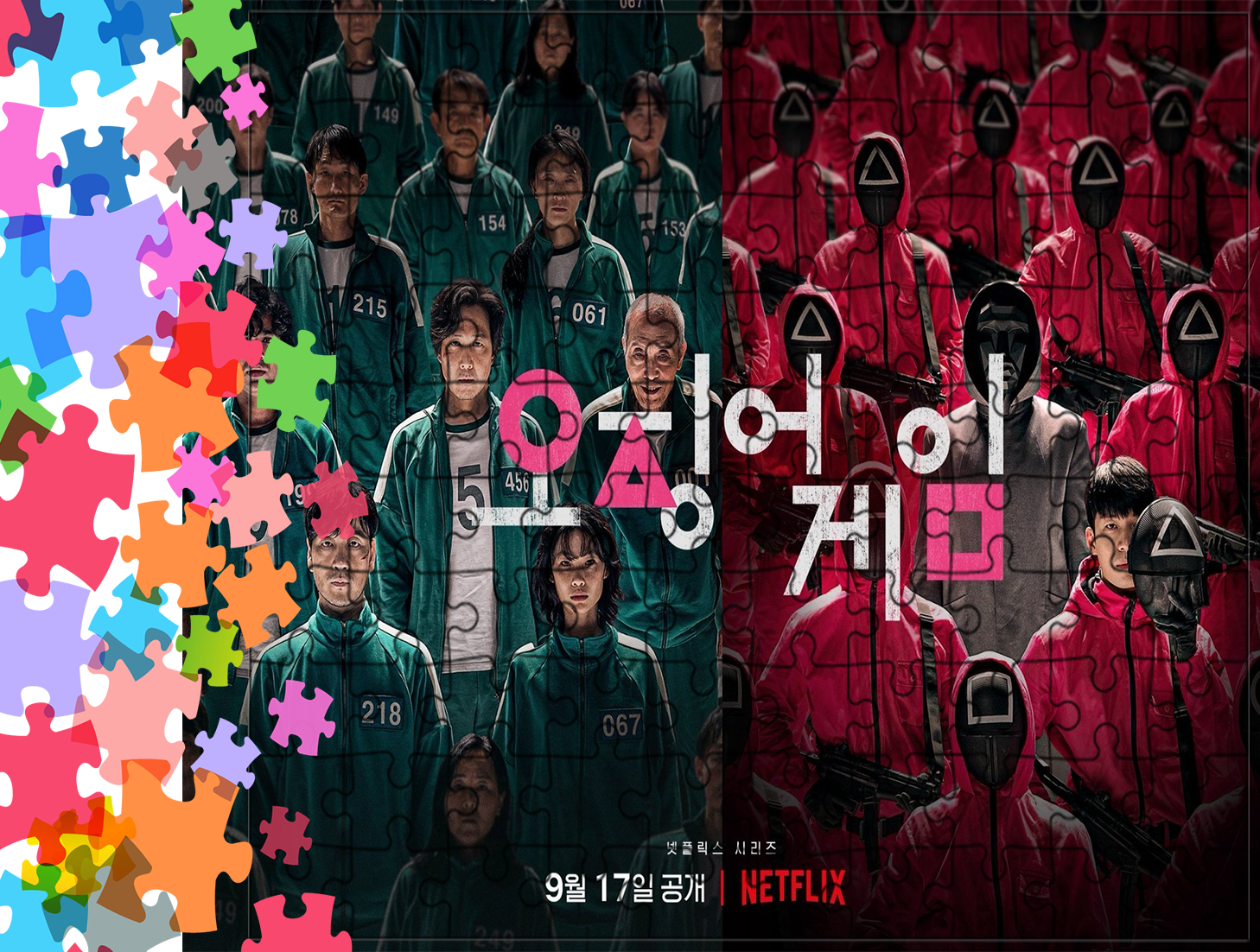 Puzzle tradycyjne - Squid Game