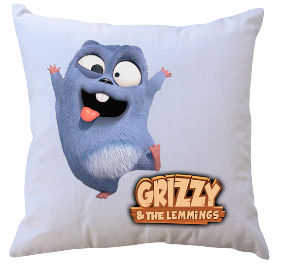 Poduszka Grizzy i Lemingi