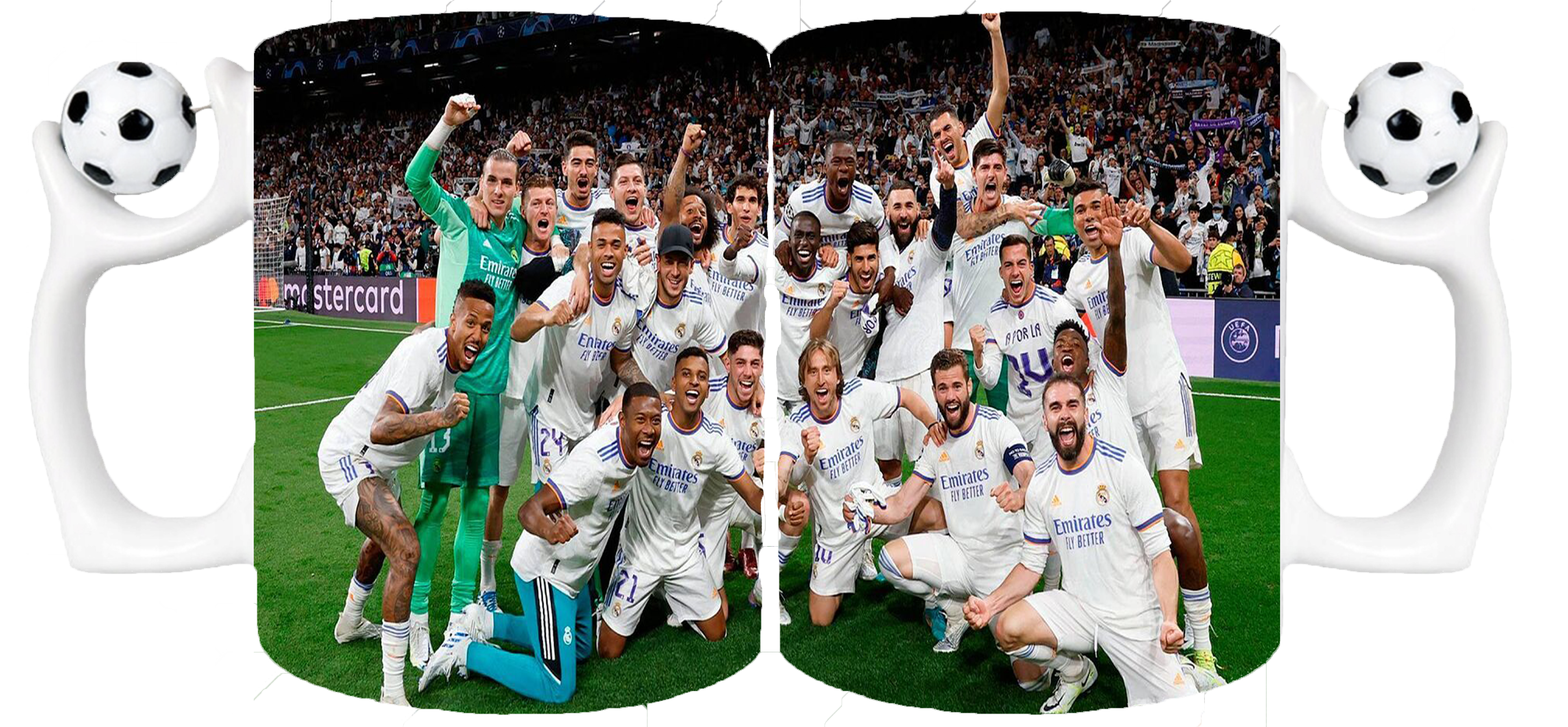 Kubek z piłką dla Fana Real Madryt