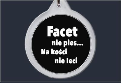Brelok do kluczy Facet nie pies