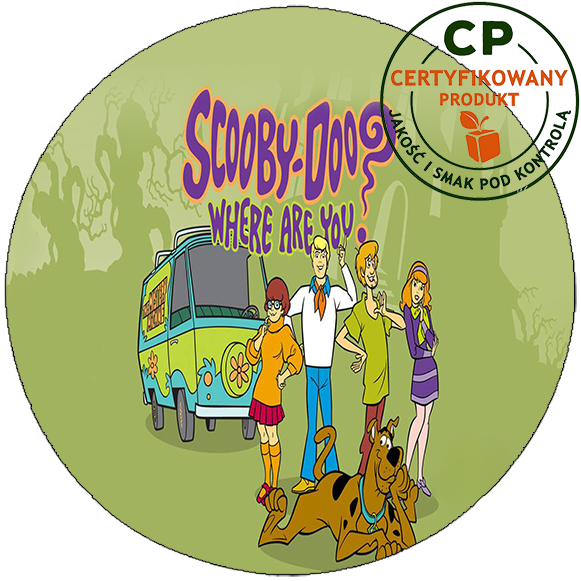 Opłatek na tort - Scoobie Doo
