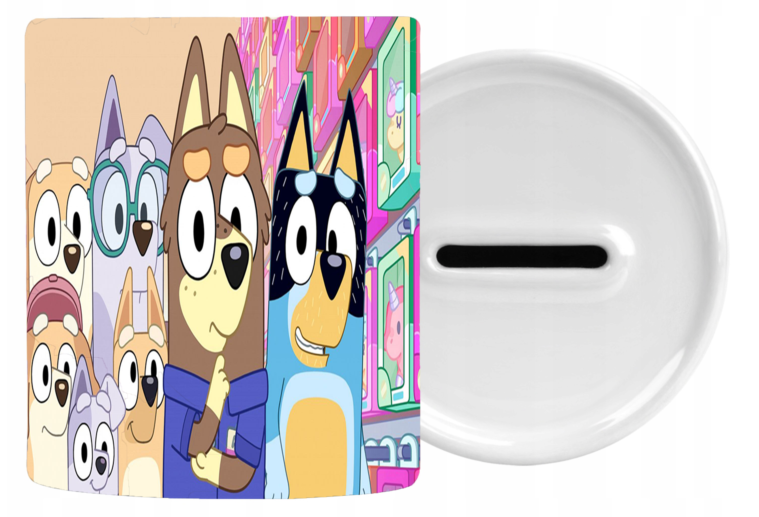 Skarbonka Ceramiczna Bluey i Przyjaciele - Blue i Bingo