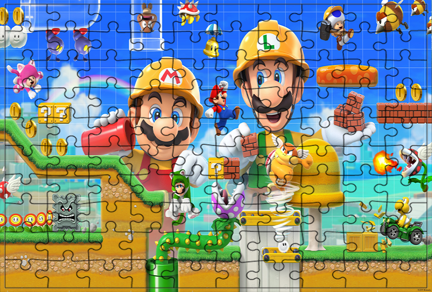 Puzzle Super Mario Bros