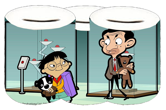 Skarbonka Ceramiczna Jaś Fasola - Mr.Bean