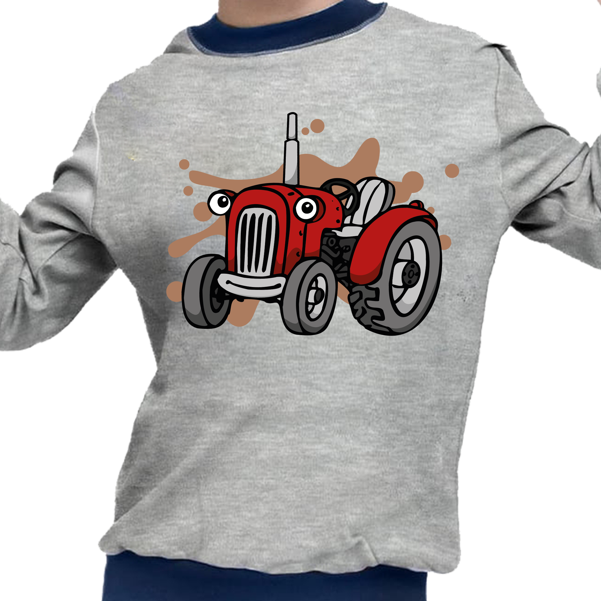 Piżama dziecięca Traktory