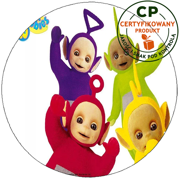 Opłatek na tort - Teletubisie