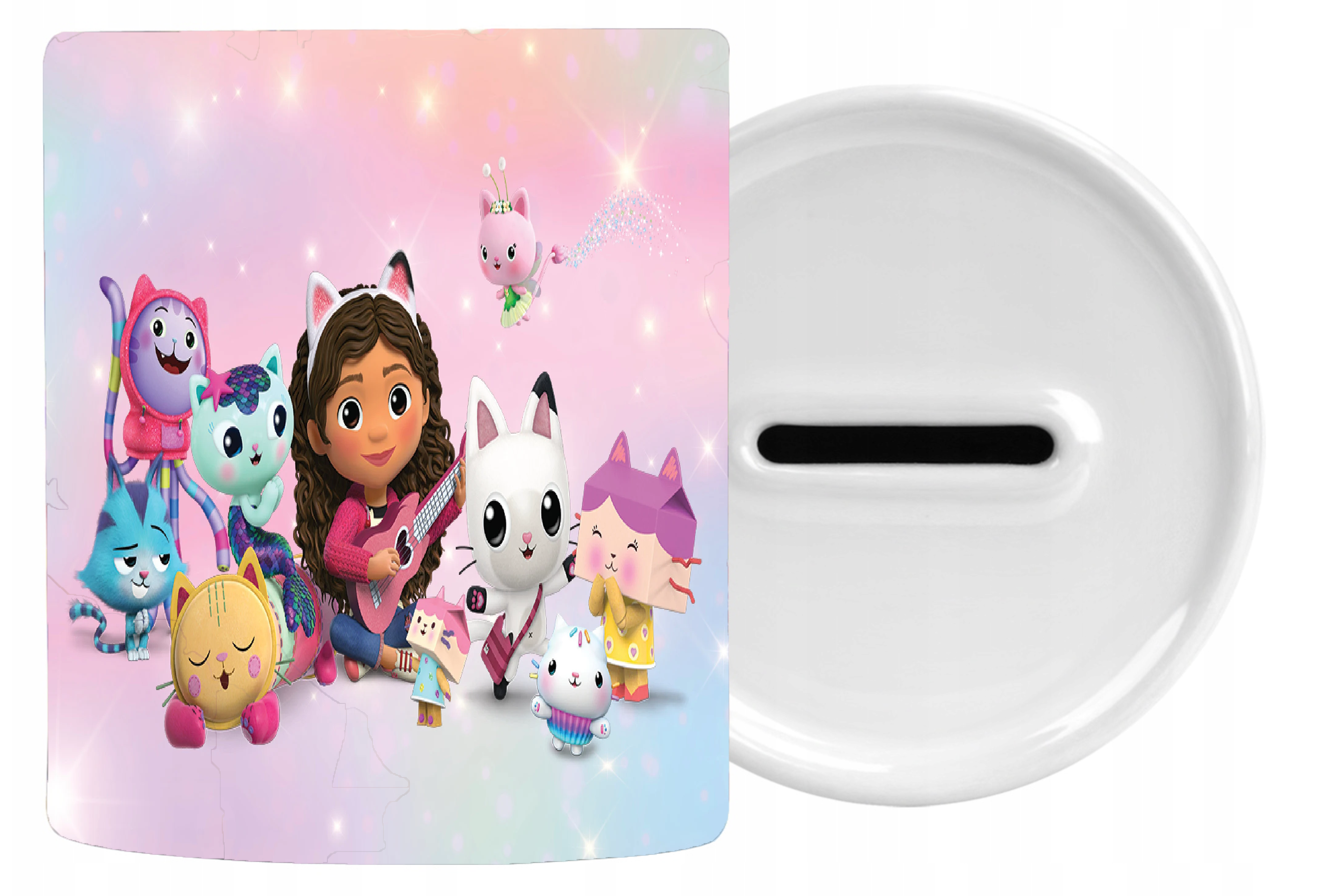 Skarbonka Ceramiczna Koci Domek Gabi