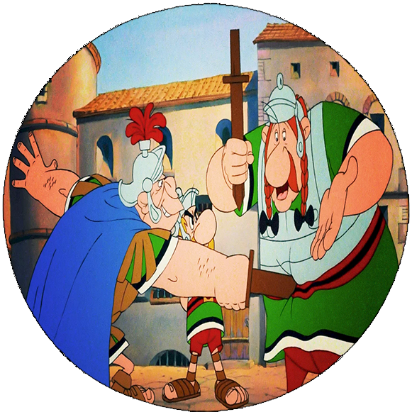 Opłatek waflowy na tort - ASTERIX & OBELIX